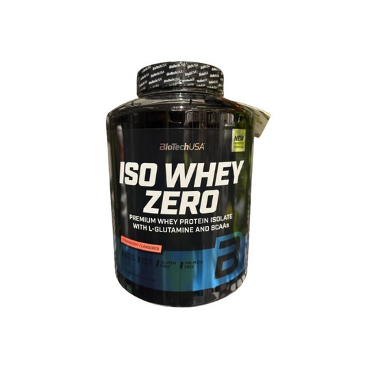 BIOTECHUSA ISO WHEY ZERO STRAWBERRY - 2270 GRAMS