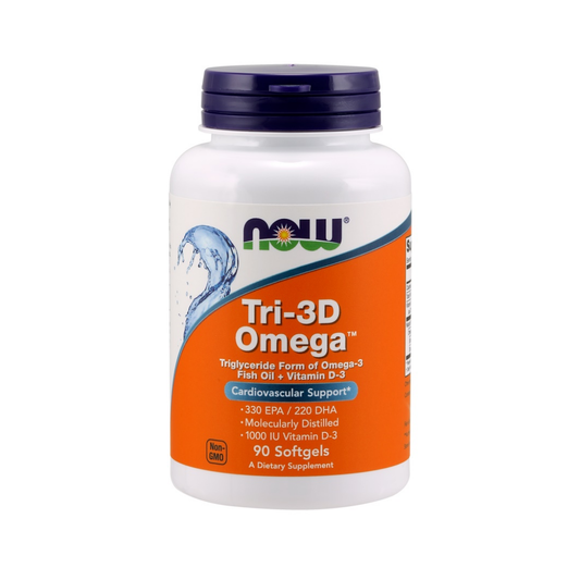 NOW FOODS TRI-3D OMEGA - 90 SOFTGELS