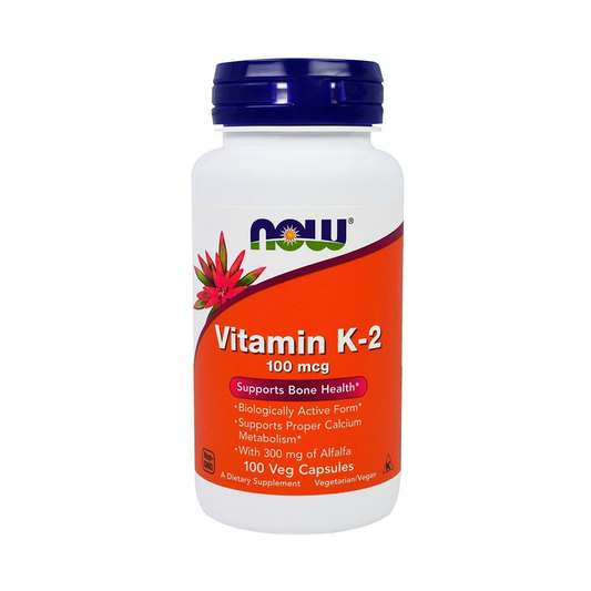 NOW FOODS VITAMIN K-2 100MCG - 100 VCAPS