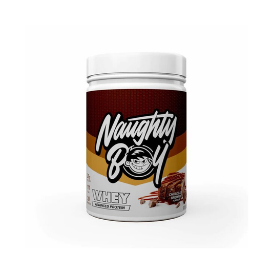 NAUGHTY BOY ADVANCED WHEY CHOCOLATE BROWNIE - 900 GRAMS