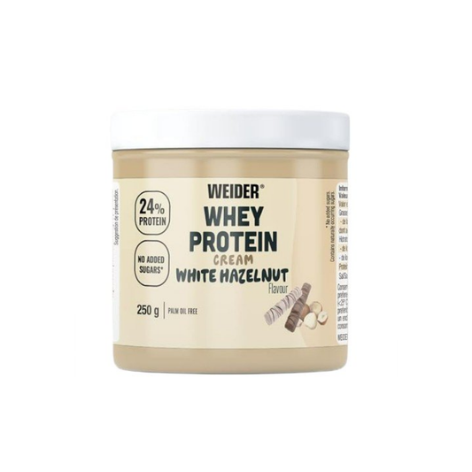 WEIDER WHEY PROTEIN CREAM WHITE HAZELNUT (EAN 8414192348284) - 250 GRAMS