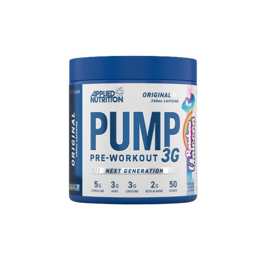 APPLIED NUTRITION PUMP 3G PRE-WORKOUT RAINBOW UNICORN - 375 GRAMS