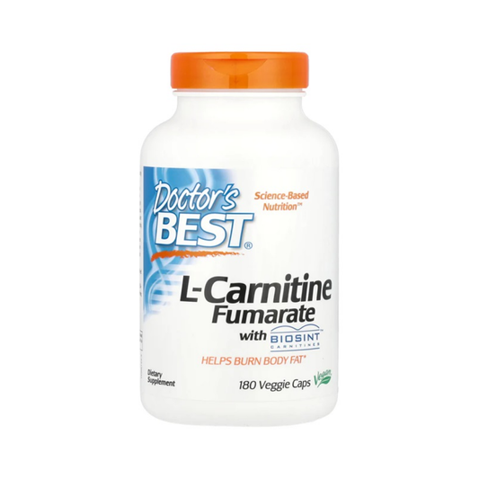 DOCTOR'S BEST L-CARNITINE FUMARATE WITH BIOSINT CARNITINES - 180 VCAPS