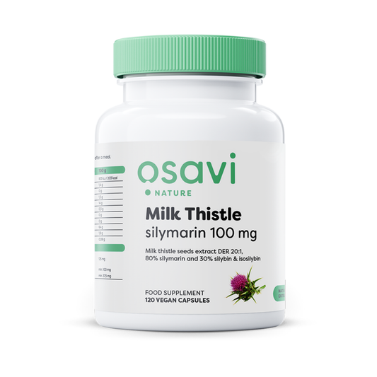 OSAVI MILK THISTLE SILYMARIN 100MG - 120 VEGAN CAPS