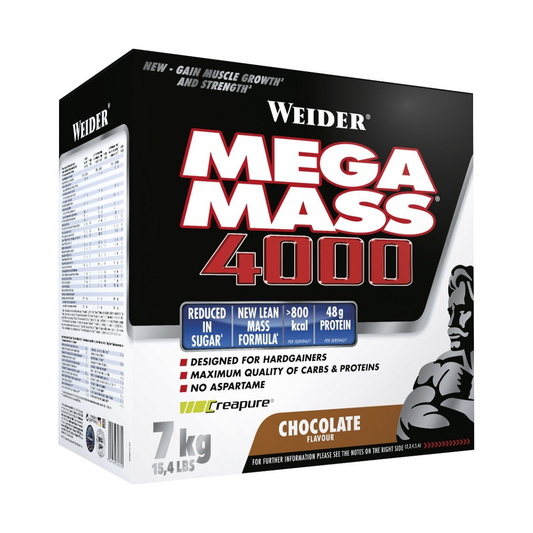 WEIDER MEGA MASS 4000 STRAWBERRY - 7000 GRAMS