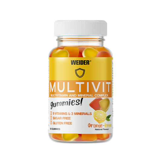 WEIDER MULTIVIT ORANGE LEMON - 80 GUMMIES