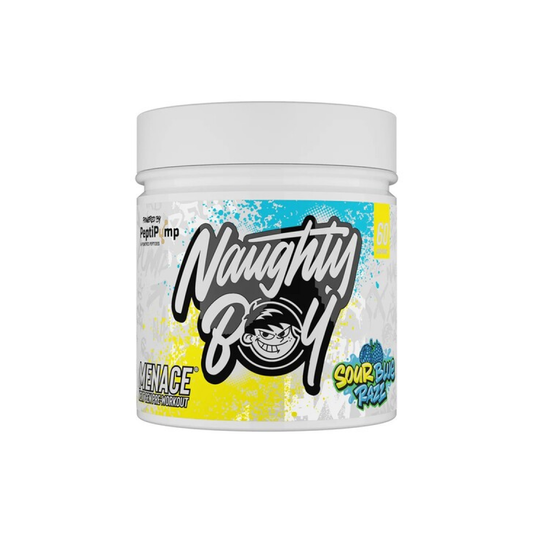 NAUGHTY BOY MENACE V2 SOUR BLUE RAZZ - 420 GRAMS