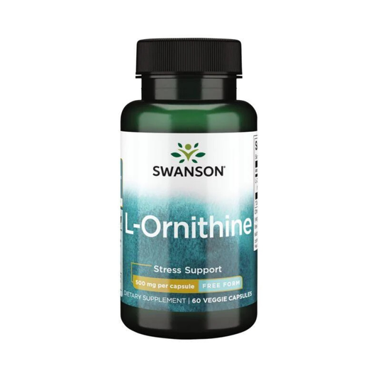 SWANSON L-ORNITHINE 500MG - 60 VCAPS