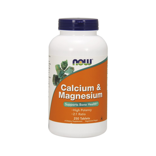 NOW FOODS CALCIUM & MAGNESIUM - 250 TABLETS