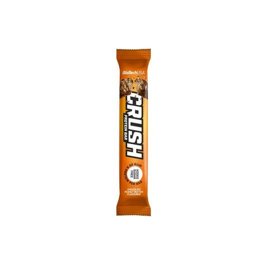 BIOTECHUSA CRUSH BAR CHOCOLATE PEANUT BUTTER - 12 X 64G
