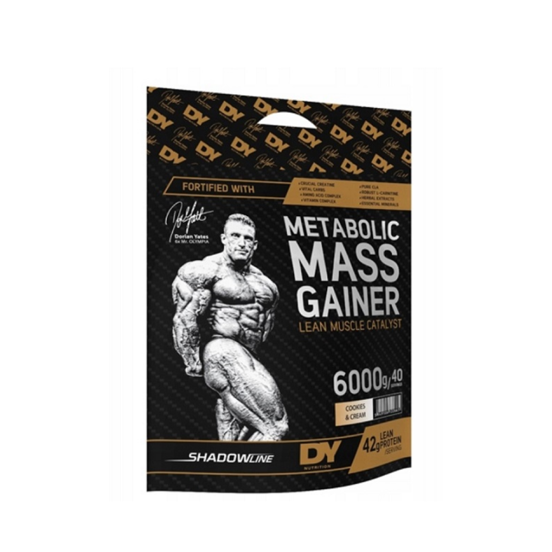 DORIAN YATES METABOLIC MASS GAINER COOKIES & CREAM - 6000 GRAMS