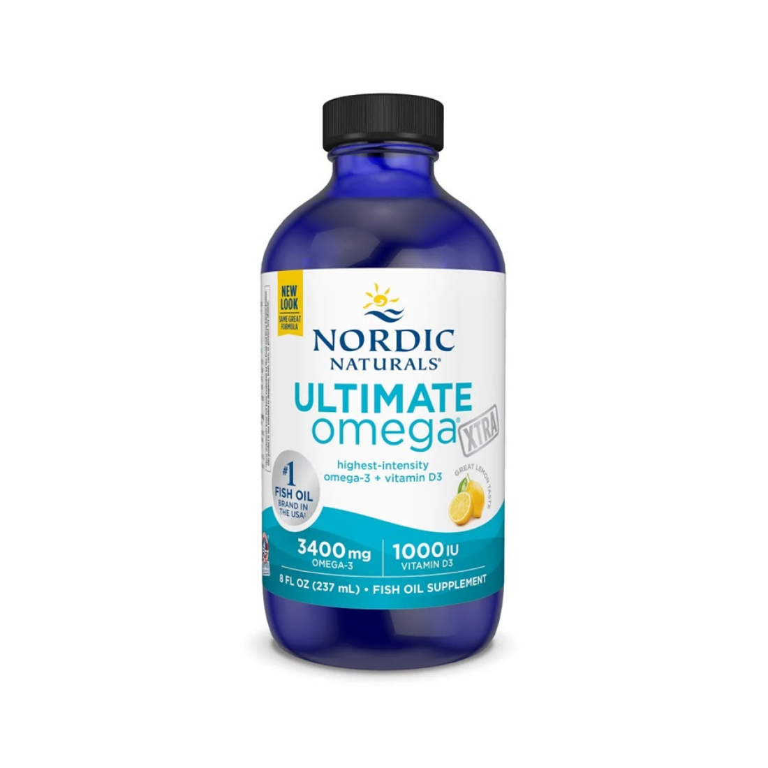 NORDIC NATURALS ULTIMATE OMEGA XTRA 3400MG LEMON - 237 ML