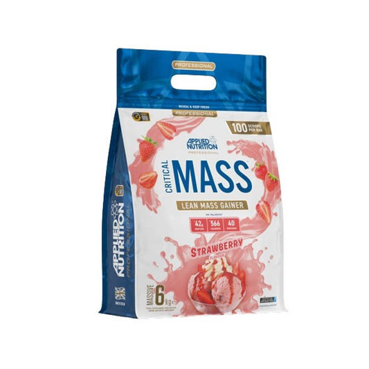APPLIED NUTRITION CRITICAL MASS - PROFESSIONAL STRAWBERRY - 6000 GRAMS