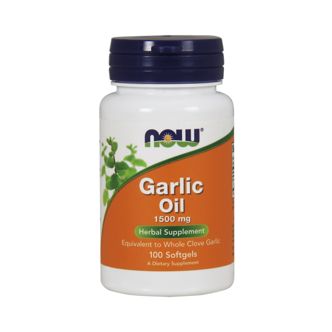 NOW FOODS GARLIC OIL 1500MG - 100 SOFTGELS