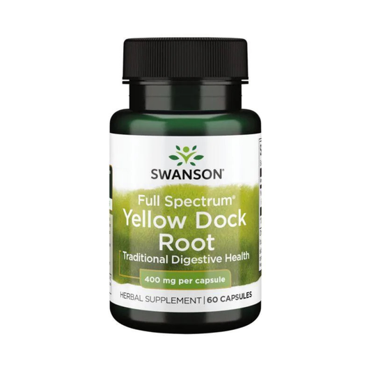 SWANSON FULL SPECTRUM YELLOW DOCK ROOT 400MG - 60 CAPS