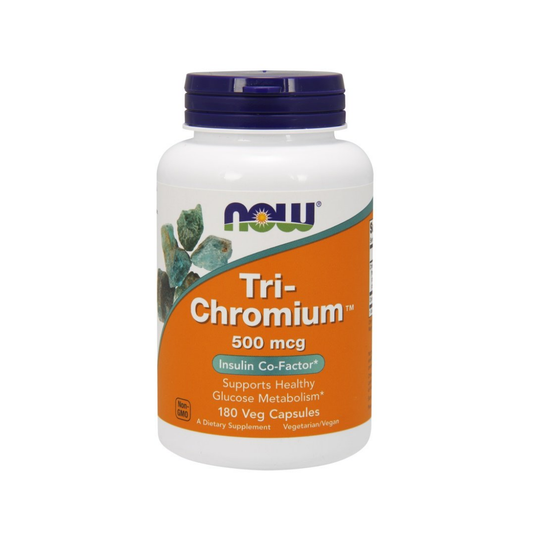 NOW FOODS TRI-CHROMIUM 500MCG - 180 VCAPS