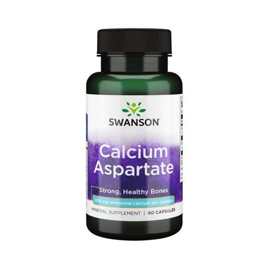 SWANSON CALCIUM ASPARTATE 200MG ELEMENTAL CALCIUM - 60 CAPS