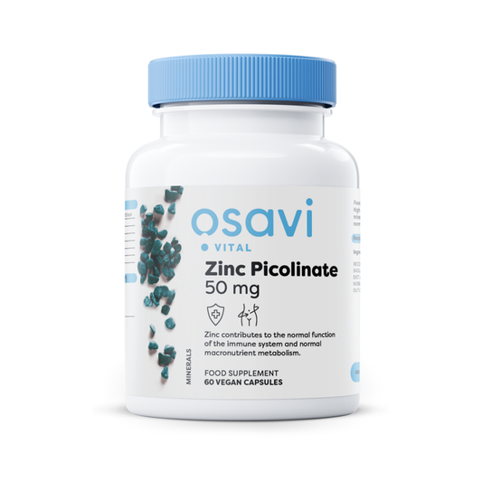 OSAVI ZINC PICOLINATE 50MG - 60 VEGAN CAPS