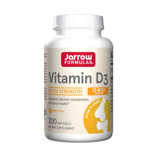 JARROW FORMULAS VITAMIN D3 25MCG - 200 SOFTGELS