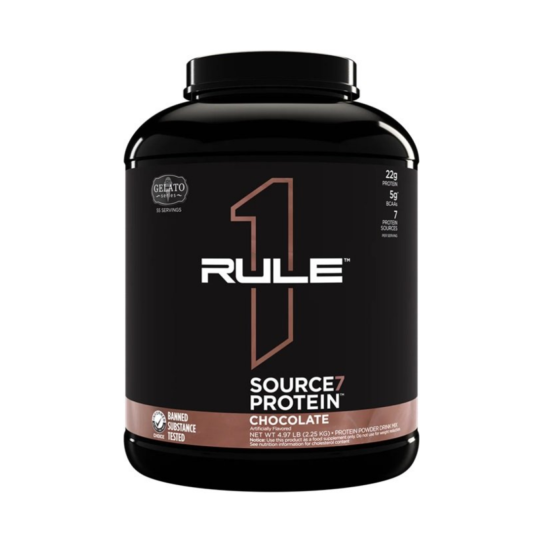 RULE ONE SOURCE7 PROTEIN CHOCOLATE GELATO - 2250 GRAMS