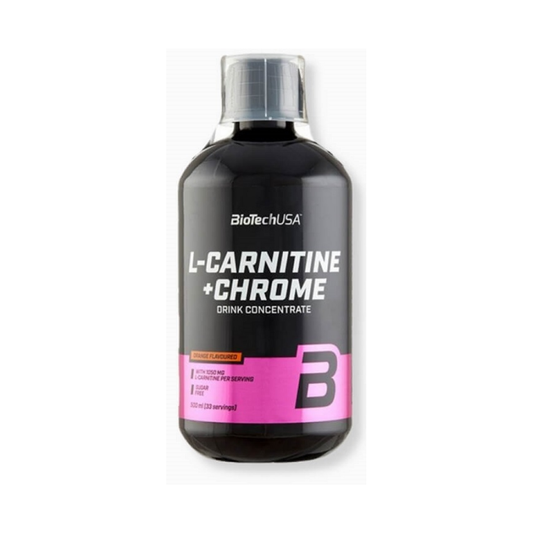 BIOTECHUSA L-CARNITINE + CHROME ORANGE - 500 ML