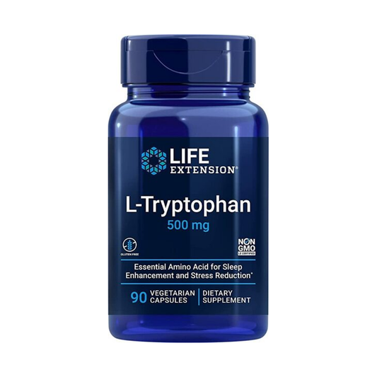 LIFE EXTENSION L-TRYPTOPHAN 500MG - 90 VCAPS