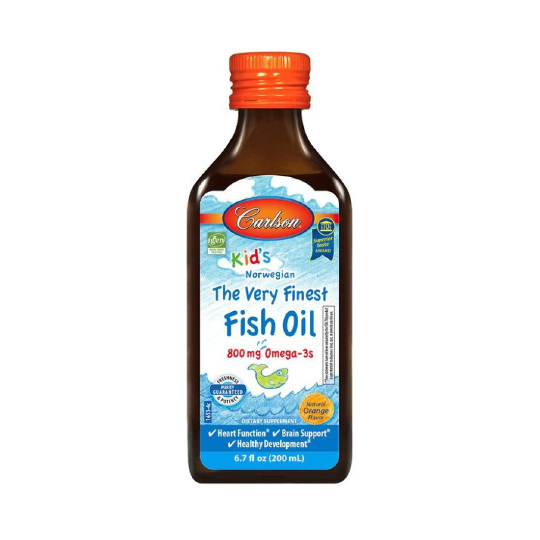 CARLSON LABS KID'S THE VERY FINEST FISH OIL 800MG NATURAL ORANGE - 200 ML
