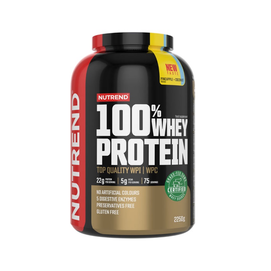 NUTREND 100% WHEY PROTEIN PINEAPPLE + COCONUT - 2250 GRAMS