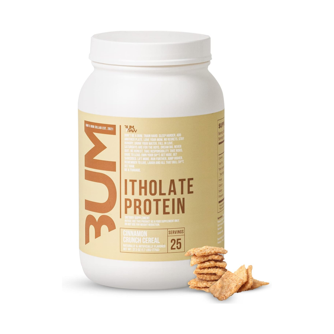 RAW NUTRITION CBUM ITHOLATE PROTEIN CINNAMON CRUNCH CEREAL - 775 GRAMS