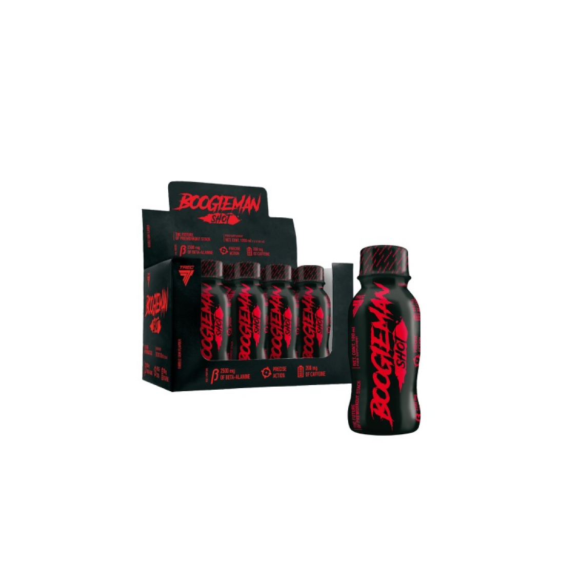 TREC NUTRITION BOOGIEMAN SHOT BUBBLE GUM - 12 X 100 ML