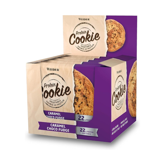 WEIDER PROTEIN COOKIE CARAMEL CHOCO FUDGE - 12 X 90G