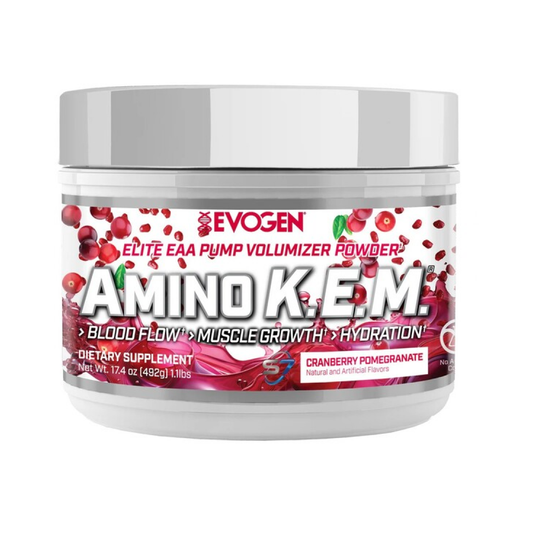 EVOGEN AMINO KEM EAA CRANBERRY POMEGRANATE - 492 GRAMS