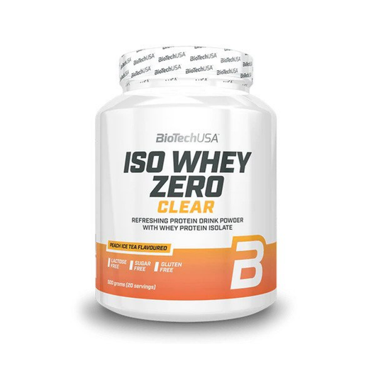 BIOTECHUSA ISO WHEY ZERO CLEAR PEACH ICE TEA - 500 GRAMS