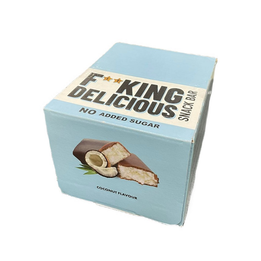 ALLNUTRITION FITKING DELICIOUS SNACK BAR COCONUT - 24 X 40G