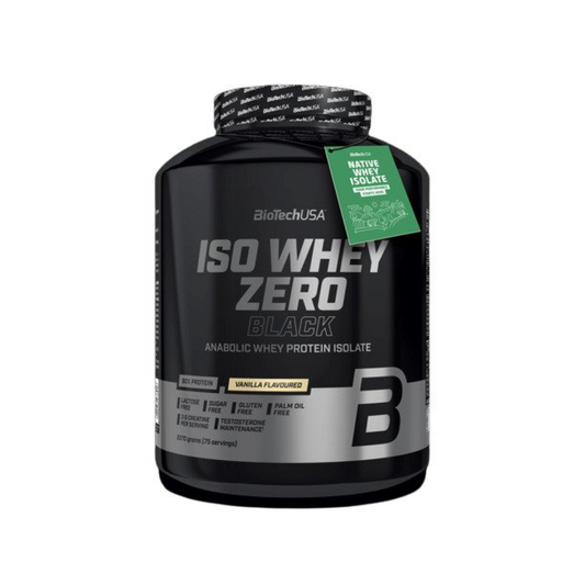 BIOTECHUSA ISO WHEY ZERO BLACK VANILLA - 2270 GRAMS