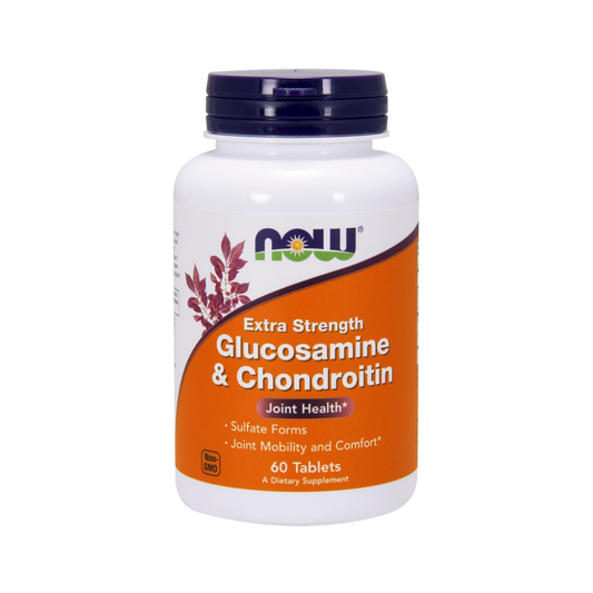 NOW FOODS GLUCOSAMINE & CHONDROITIN EXTRA STRENGTH - 60 TABLETS