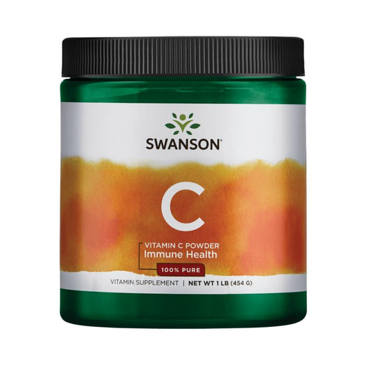SWANSON VITAMIN C POWDER 100% PURE - 454 GRAMS