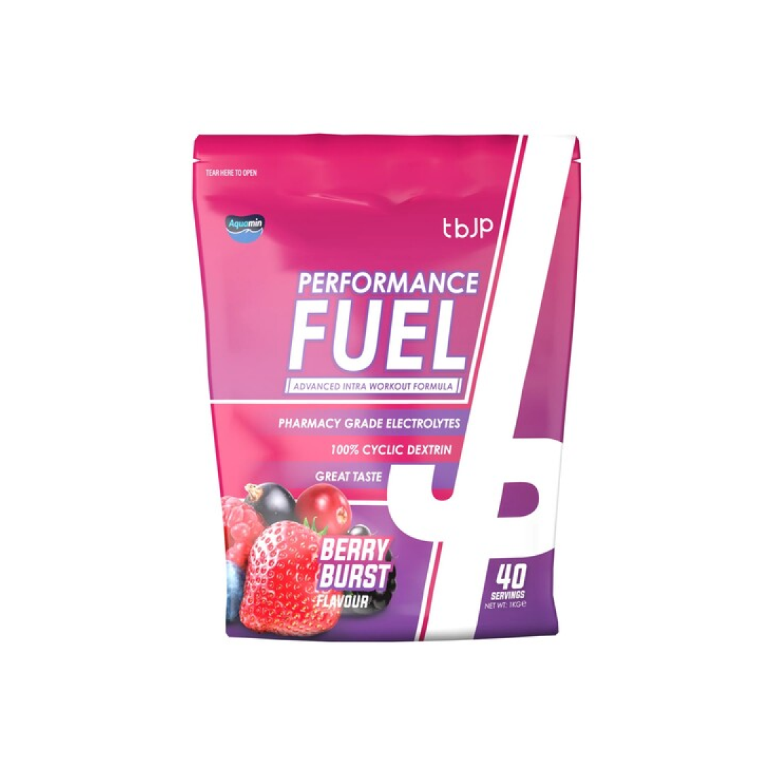 TRAINED BY JP PERFORMANCE FUEL BERRY BURST - 1000 GRAMS