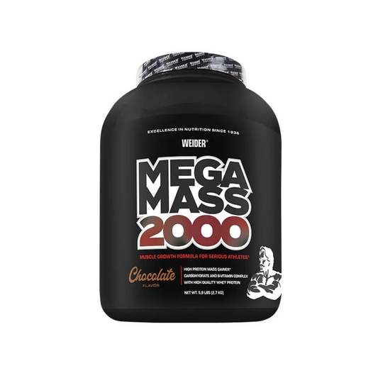 WEIDER MEGA MASS 2000 CHOCOLATE - 2700 GRAMS