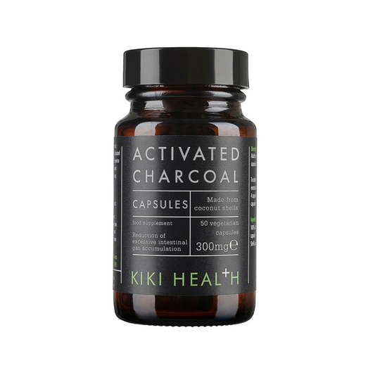 KIKI HEALTH ACTIVATED CHARCOAL 300MG - 50 VCAPS