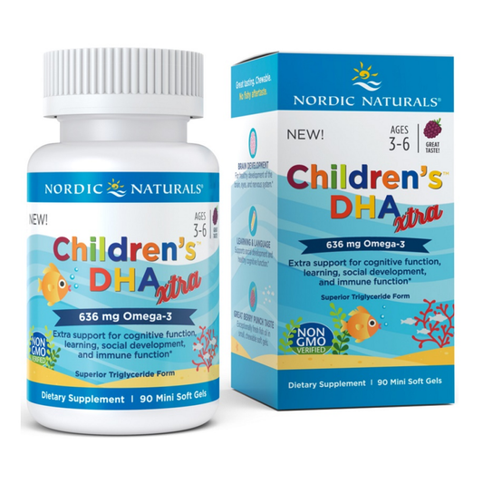 NORDIC NATURALS CHILDREN'S DHA XTRA FISH OIL 636MG BERRY PUNCH - 90 MINI SOFTGELS