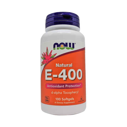 NOW FOODS VITAMIN E-400 NATURAL - 100 SOFTGELS