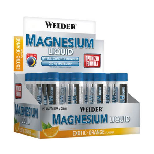 WEIDER MAGNESIUM LIQUID EXOTIC-ORANGE - 20 X 25 ML