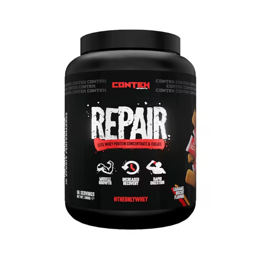 CONTEH SPORTS REPAIR WHEY PROTEIN CARAMEL BISCUIT - 1980 GRAMS