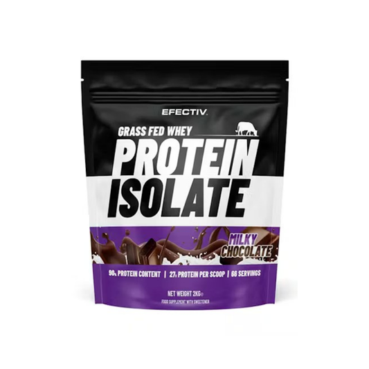 EFECTIV NUTRITION GRASS FED WHEY PROTEIN ISOLATE MILKY CHOCOLATE - 2000 GRAMS