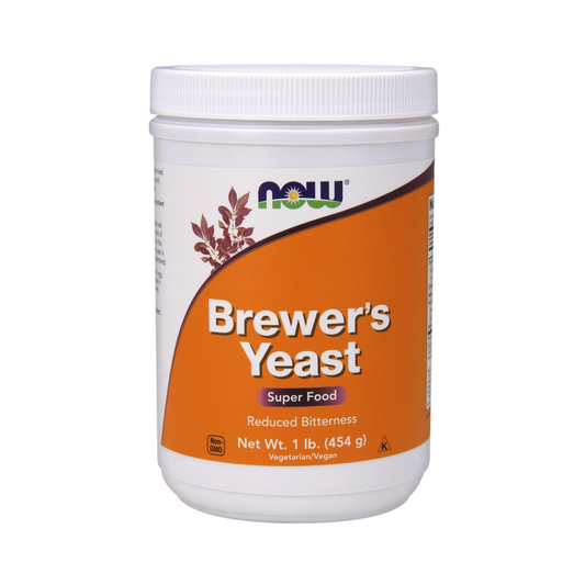 NOW FOODS BREWER'S YEAST POWDER - 454 GRAMS