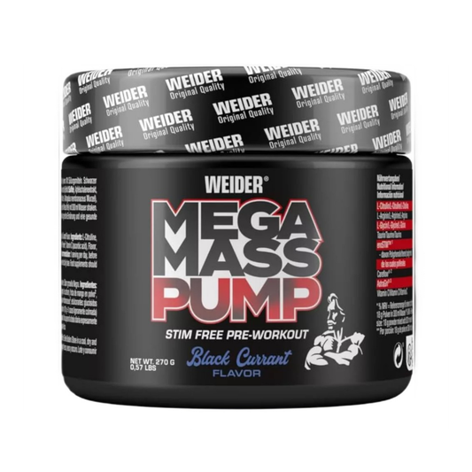 WEIDER MEGA MASS PUMP BLACKCURRANT - 270 GRAMS