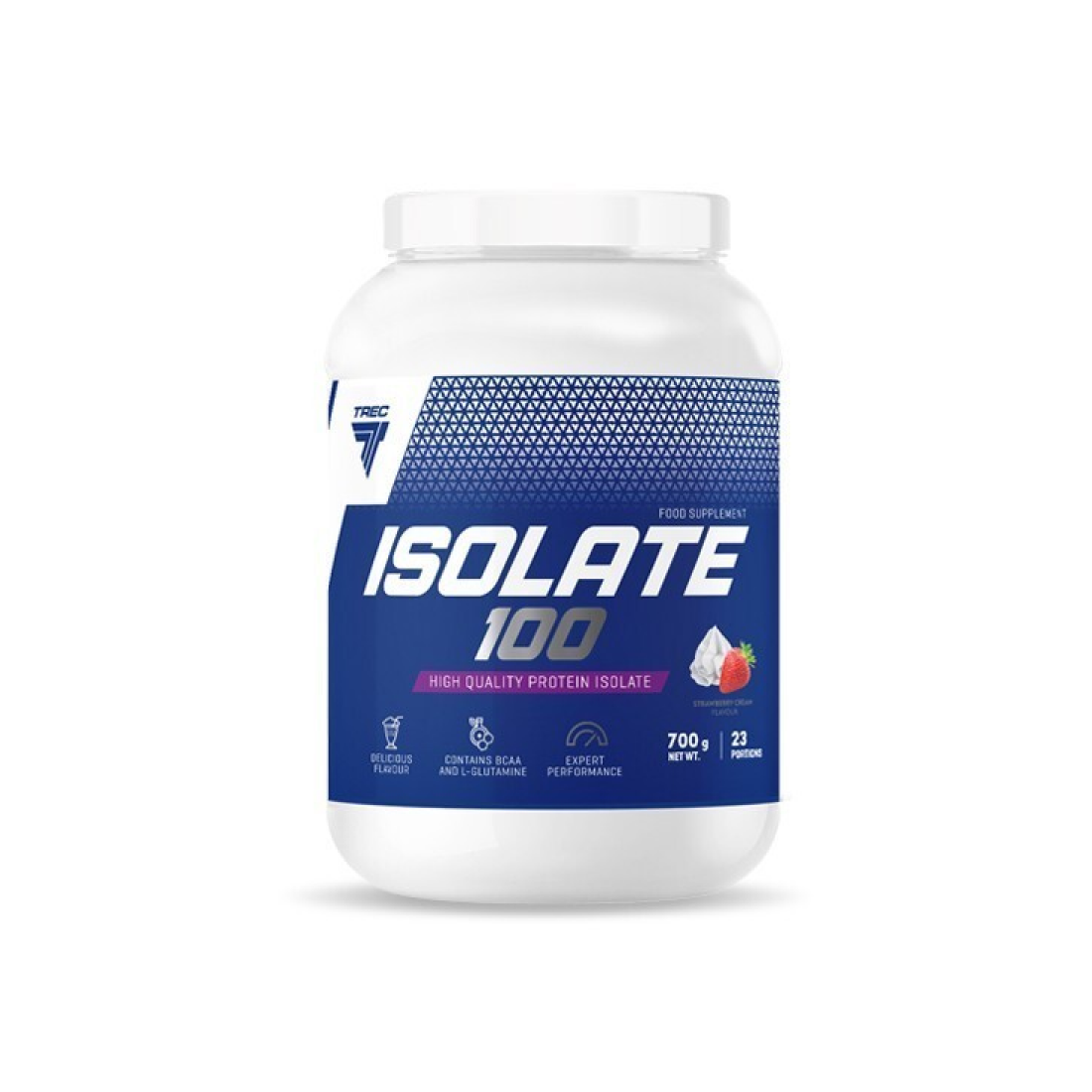 TREC NUTRITION ISOLATE 100 CREAMY STRAWBERRY - 700 GRAMS