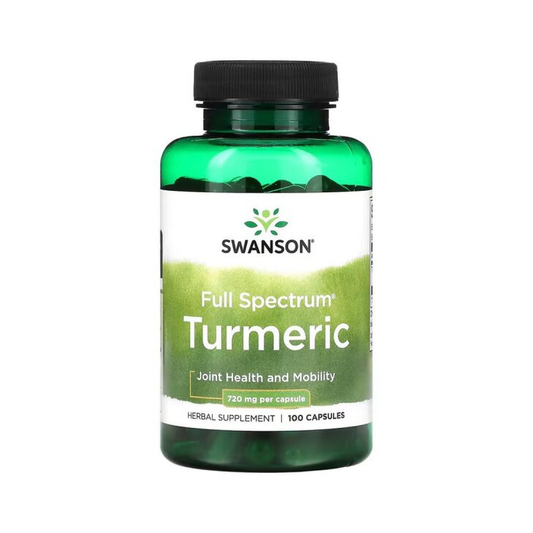 SWANSON FULL SPECTRUM TURMERIC 720MG - 100 CAPS
