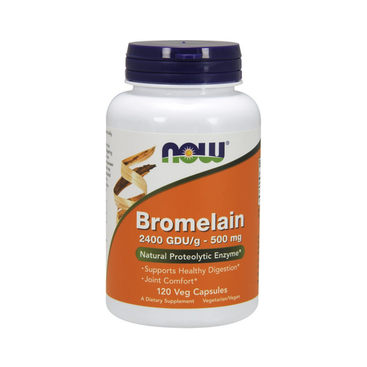 NOW FOODS BROMELAIN 500MG - 120 VCAPS